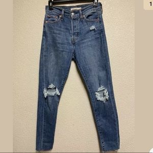 Levi’s Wedgie Skinny High Rise Waist